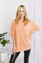Load image into Gallery viewer, HYFVE Half Sleeve Round Neck Tee Shirt in Creamy Peach
