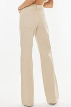 Load image into Gallery viewer, Kancan High-Rise Distressed Flare Jeans in Taupe DIBS KAN
