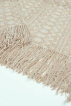 Load image into Gallery viewer, Fringe Hem Open Front Poncho
