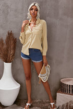 Load image into Gallery viewer, Turn-down Collar Pocketed Button Shirt
