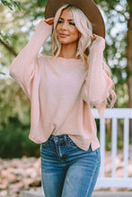 Load image into Gallery viewer, Waffle-Knit Side Slit Top
