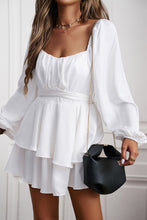 Load image into Gallery viewer, Long Balloon Sleeve Layered Romper
