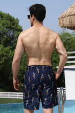 Load image into Gallery viewer, Full Size Printed Drawstring Swim Trunks
