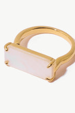 Load image into Gallery viewer, 18K Gold-Plated Natural Stone Ring
