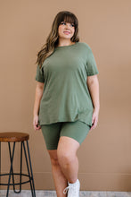 Load image into Gallery viewer, Zenana Worth It Full Size Run Biker Shorts in Ash Olive
