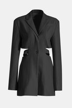 Load image into Gallery viewer, Cutout Mini Blazer Dress

