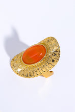 Load image into Gallery viewer, Natural Stone Copper Ring
