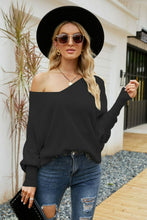 Load image into Gallery viewer, V-Neck Dolman Sleeve Sweater
