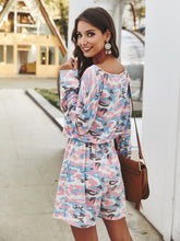 Load image into Gallery viewer, Long Sleeve Drawstring Romper
