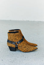 Load image into Gallery viewer, Qupid Animal Print Faux Suede PU Booties

