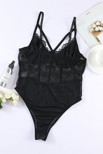 Load image into Gallery viewer, Adjustable Spaghetti Strap Lace Bodysuit
