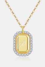 Load image into Gallery viewer, Zircon Decor Constellation Pendant Necklace
