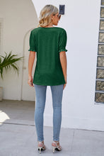 Load image into Gallery viewer, Flounce Sleeve V-Neck Tee
