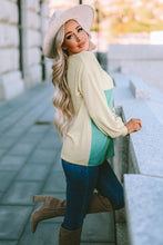 Load image into Gallery viewer, Leopard Patchwork Long Sleeve Top
