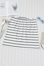 Load image into Gallery viewer, Striped Strapless Bandeau Top
