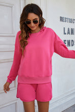 Load image into Gallery viewer, Split Hoodie&amp;Short Pant Lounge Set
