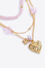 Load image into Gallery viewer, Heart Pendant Layered Necklace
