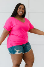Load image into Gallery viewer, Sew In Love Tee Shirt Weather Full Size Run Pocketed Tee
