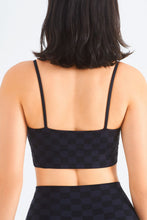 Load image into Gallery viewer, Breathable Checkered Sports Bra
