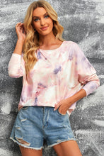 Load image into Gallery viewer, Tie-Dye Round Neck Top
