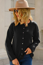 Load image into Gallery viewer, Button-Up Round Neck Cardigan
