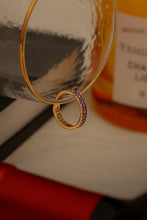 Load image into Gallery viewer, Inlaid Cubic Zirconia Open Ring
