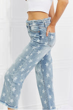 Load image into Gallery viewer, Judy Blue Full Size Parker Star Print Crop Straight Jeans
