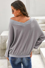 Load image into Gallery viewer, Long Sleeve Solid V Neck Thermal Top
