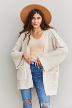 Load image into Gallery viewer, Very J Exposed Seam Flare Sleeve Open Front Cardigan
