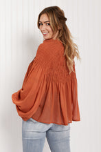 Load image into Gallery viewer, HYFVE Romance Smocked Blouse DIBS ROME
