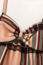Load image into Gallery viewer, Baby Girl Plaid Bow Detail Pinafore Skirt
