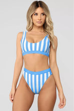 Load image into Gallery viewer, Line’n Up High Waisted Bikini Set

