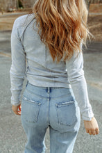 Load image into Gallery viewer, Double Take Mineral Wash Exposed Seam Long Sleeve Top
