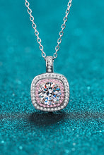 Load image into Gallery viewer, Moissanite Geometric Pendant Necklace DIBS 7025

