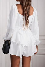 Load image into Gallery viewer, Long Balloon Sleeve Layered Romper
