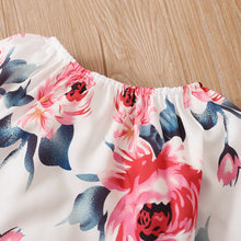 Load image into Gallery viewer, Baby Girl Bell Sleeve Bodysuit with Bow
