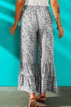 Load image into Gallery viewer, Printed Ruffled Wide Leg Pants
