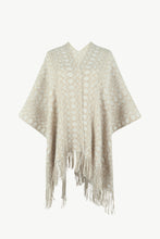 Load image into Gallery viewer, Fringe Hem Open Front Poncho
