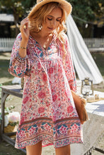 Load image into Gallery viewer, Bohemian Balloon Sleeve Dress DIBS BOHO
