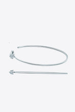 Load image into Gallery viewer, 925 Sterling Silver Moissanite Hoop Earrings
