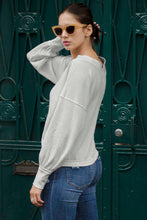 Load image into Gallery viewer, Long Sleeve Solid V Neck Thermal Top

