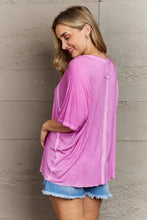 Load image into Gallery viewer, Zenana Laid Back Washed Boat Neck Top
