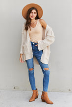 Load image into Gallery viewer, Very J Exposed Seam Flare Sleeve Open Front Cardigan
