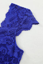 Load image into Gallery viewer, Ruched Sweetheart Neck Lace Bodysuit

