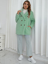 Load image into Gallery viewer, Buttoned Longline Sherpa Jacket
