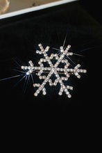 Load image into Gallery viewer, Rhinestone Snowflake-Shaped Earrings
