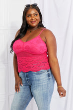 Load image into Gallery viewer, White Birch Full Size Sweet Paradise Sleeveless Lace Top
