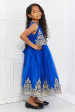Load image into Gallery viewer, Kid&#39;s Dream Let&#39;s Dance Formal Tutu Dress in Royal Blue
