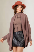 Load image into Gallery viewer, Very J Open Front Dolman Sleeve Longline Cardigan
