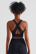 Load image into Gallery viewer, Fire and Desire Crisscross Back Sports Bra
